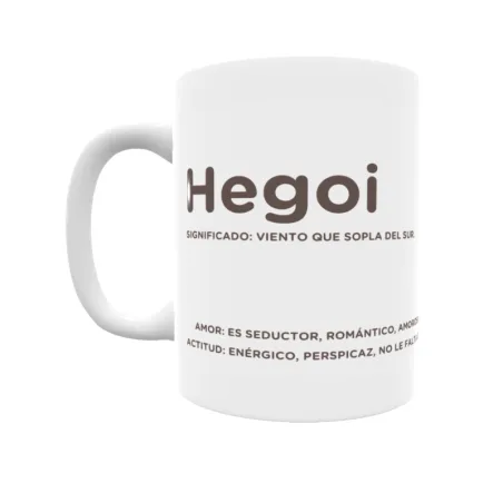 Taza - Hegoi Regalo original y funcional. Taza personalizada con significado, actitud y amor.