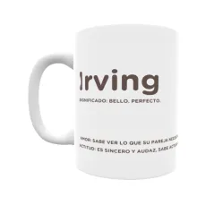 Taza - Irving Regalo original y funcional. Taza personalizada con significado, actitud y amor.