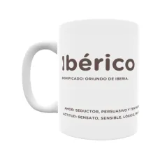 Taza - Ibérico Regalo original y funcional. Taza personalizada con significado, actitud y amor.