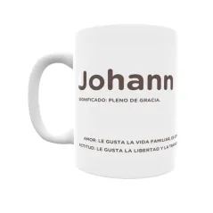 Taza - Johann Regalo original y funcional. Taza personalizada con significado, actitud y amor.