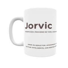 Taza - Jorvic Regalo original y funcional. Taza personalizada con significado, actitud y amor.