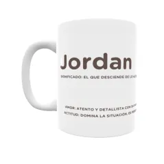 Taza - Jordan Regalo original y funcional. Taza personalizada con significado, actitud y amor.