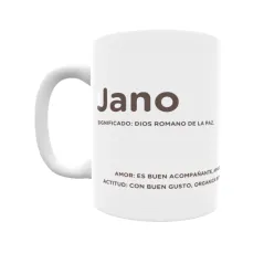 Taza - Jano Regalo original y funcional. Taza personalizada con significado, actitud y amor.