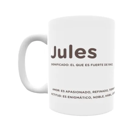 Taza - Jules Regalo original y funcional. Taza personalizada con significado, actitud y amor.