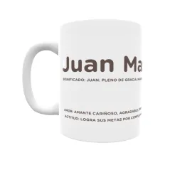 Taza - Juan Martín Regalo original y funcional. Taza personalizada con significado, actitud y amor.