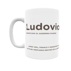 Taza - Ludovico Regalo original y funcional. Taza personalizada con significado, actitud y amor.