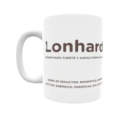 Taza - Lonhard Regalo original y funcional. Taza personalizada con significado, actitud y amor.