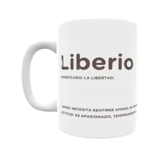 Taza - Liberio Regalo original y funcional. Taza personalizada con significado, actitud y amor.