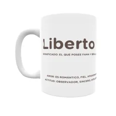 Taza - Liberto Regalo original y funcional. Taza personalizada con significado, actitud y amor.