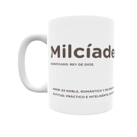 Taza - Milcíades Regalo original y funcional. Taza personalizada con significado, actitud y amor.