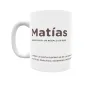 Taza - Matías