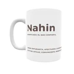 Taza - Nahin Regalo original y funcional. Taza personalizada con significado, actitud y amor.