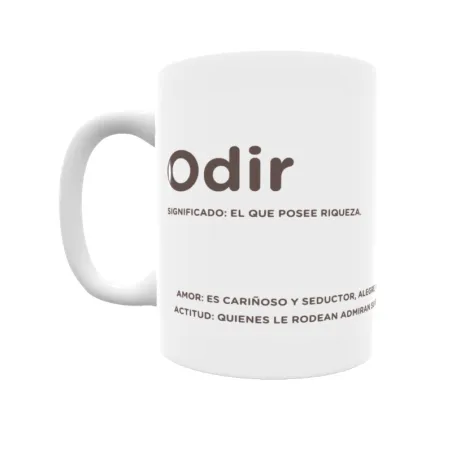 Taza - Odir Regalo original y funcional. Taza personalizada con significado, actitud y amor.