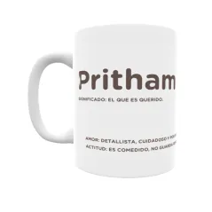 Taza - Pritham Regalo original y funcional. Taza personalizada con significado, actitud y amor.