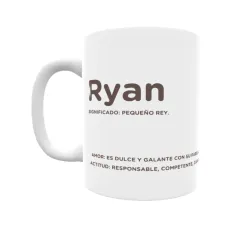 Taza - Ryan Regalo original y funcional. Taza personalizada con significado, actitud y amor.