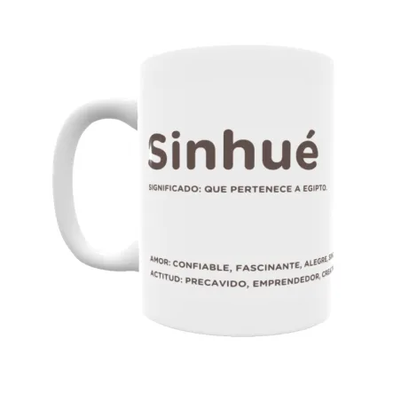 Taza - Sinhué Regalo original y funcional. Taza personalizada con significado, actitud y amor.