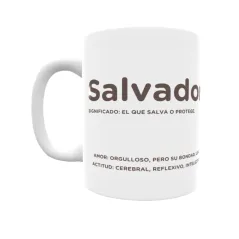 Taza - Salvador Regalo original y funcional. Taza personalizada con significado, actitud y amor.