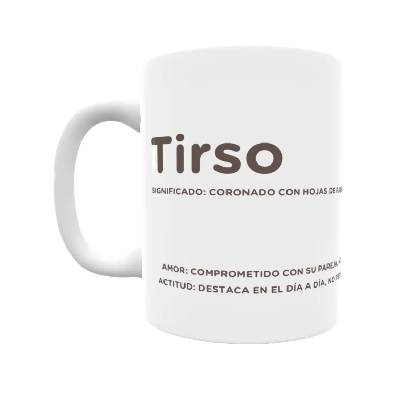 Taza - Tirso