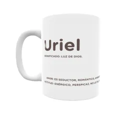 Taza - Uriel Regalo original y funcional. Taza personalizada con significado, actitud y amor.