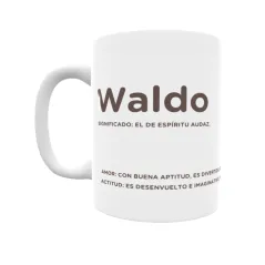 Taza - Waldo Regalo original y funcional. Taza personalizada con significado, actitud y amor.