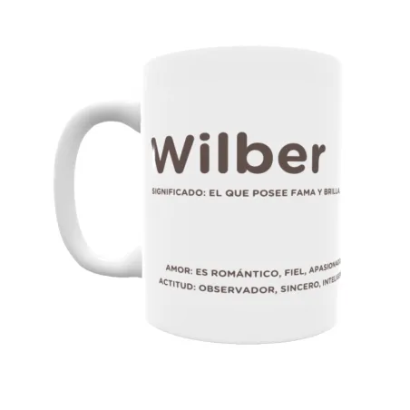 Taza - Wilber Regalo original y funcional. Taza personalizada con significado, actitud y amor.