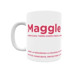 Taza - Maggle Regalo original y funcional. Taza personalizada con significado, actitud y amor.