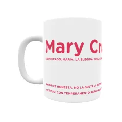 Taza - Mary Cruz Regalo original y funcional. Taza personalizada con significado, actitud y amor.