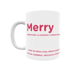 Taza - Merry Regalo original y funcional. Taza personalizada con significado, actitud y amor.