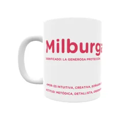 Taza - Milburga Regalo original y funcional. Taza personalizada con significado, actitud y amor.