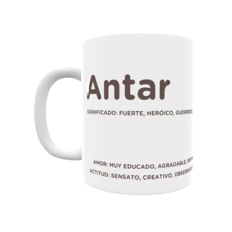 Taza - Antar Regalo original y funcional. Taza personalizada con significado, actitud y amor.