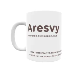 Taza - Aresvy Regalo original y funcional. Taza personalizada con significado, actitud y amor.