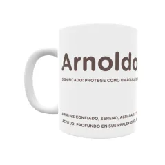 Taza - Arnoldo Regalo original y funcional. Taza personalizada con significado, actitud y amor.