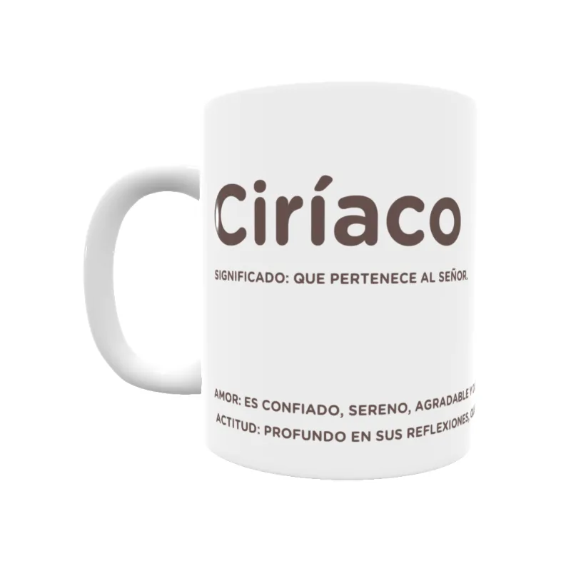 Taza - Ciríaco