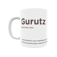 Taza - Gurutz Regalo original y funcional. Taza personalizada con significado, actitud y amor.