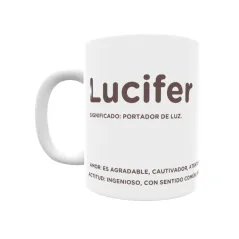 Taza - Lucifer Regalo original y funcional. Taza personalizada con significado, actitud y amor.