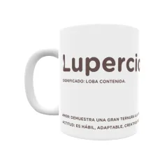 Taza - Lupercio Regalo original y funcional. Taza personalizada con significado, actitud y amor.