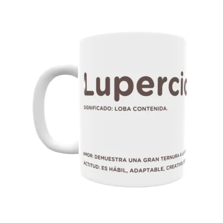 Taza - Lupercio Regalo original y funcional. Taza personalizada con significado, actitud y amor.