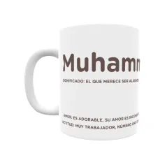 Taza - Muhammad Regalo original y funcional. Taza personalizada con significado, actitud y amor.