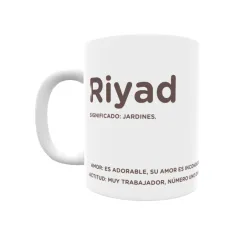 Taza - Riyad Regalo original y funcional. Taza personalizada con significado, actitud y amor.