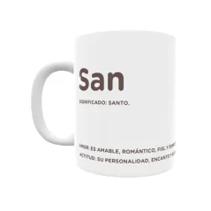 Taza - San Regalo original y funcional. Taza personalizada con significado, actitud y amor.