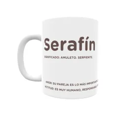 Taza - Serafín Regalo original y funcional. Taza personalizada con significado, actitud y amor.