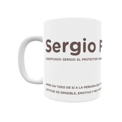 Taza - Sergio Fabián Regalo original y funcional. Taza personalizada con significado, actitud y amor.