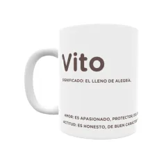 Taza - Vito Regalo original y funcional. Taza personalizada con significado, actitud y amor.