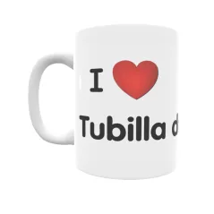 Taza - I ❤ Tubilla del Agua Regalo original y funcional. Taza personalizada de tu localidad.