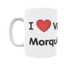 Taza - I ❤ Villayerno Morquillas Regalo original y funcional. Taza personalizada de tu localidad.