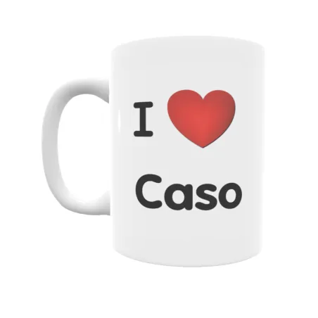 Taza - I ❤ Caso Regalo original y funcional. Taza personalizada de tu localidad.