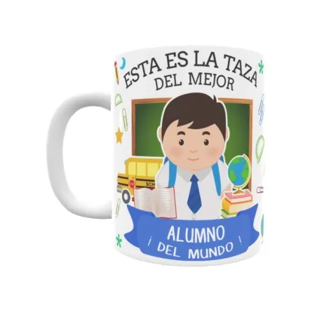 Taza personalizada con tu dedicatoria para EL mejor ALUMNO