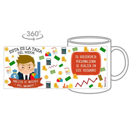 Taza Analista de mercado (Él)