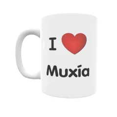 Taza - I ❤ Muxía Regalo original y funcional. Taza personalizada de tu localidad.