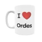 Taza - I ❤ Ordes